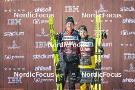 05.03.2023, Saelen-Mora, Sweden (SWE): Emil Persson (SWE), Ida Dahl (SWE), (l-r) - Ski Classics Vasaloppet, Saelen-Mora (SWE). www.nordicfocus.com. © Reichert/NordicFocus. Every downloaded picture is fee-liable.