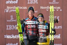 05.03.2023, Saelen-Mora, Sweden (SWE): Emil Persson (SWE), Ida Dahl (SWE), (l-r) - Ski Classics Vasaloppet, Saelen-Mora (SWE). www.nordicfocus.com. © Reichert/NordicFocus. Every downloaded picture is fee-liable.
