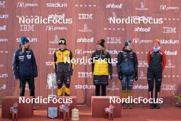 05.03.2023, Saelen-Mora, Sweden (SWE): Silje Oeyre Slind (NOR), Emilie Fleten (NOR), Ida Dahl (SWE), Magni Smedas (NOR), Anikken Gjerede Alnes (NOR), (l-r) - Ski Classics Vasaloppet, Saelen-Mora (SWE). www.nordicfocus.com. © Reichert/NordicFocus. Every downloaded picture is fee-liable.