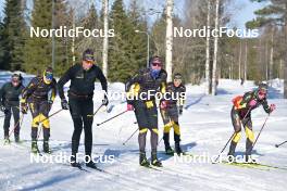 04.03.2023, Saelen-Mora, Sweden (SWE): Torgeir Sulen Hovland (NOR), Eddie Edstroem (SWE), Ida Dahl (SWE), (l-r) - Ski Classics Vasaloppet, Saelen-Mora (SWE). www.nordicfocus.com. © Reichert/NordicFocus. Every downloaded picture is fee-liable.