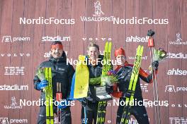 05.03.2023, Saelen-Mora, Sweden (SWE): Andreas Nygaard (NOR), Emil Persson (SWE), Kasper Stadaas (NOR), (l-r) - Ski Classics Vasaloppet, Saelen-Mora (SWE). www.nordicfocus.com. © Reichert/NordicFocus. Every downloaded picture is fee-liable.