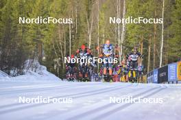 05.03.2023, Saelen-Mora, Sweden (SWE): Johan Hoel (NOR), Kasper Stadaas (NOR), Petter Stakston (NOR), Torleif Syrstad (NOR), (l-r) - Ski Classics Vasaloppet, Saelen-Mora (SWE). www.nordicfocus.com. © Reichert/NordicFocus. Every downloaded picture is fee-liable.