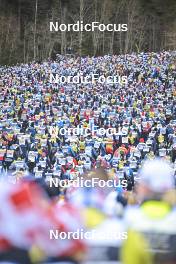 05.03.2023, Saelen-Mora, Sweden (SWE): Feature: participants of the race facing the first climb after the mass start - Ski Classics Vasaloppet, Saelen-Mora (SWE). www.nordicfocus.com. © Reichert/NordicFocus. Every downloaded picture is fee-liable.