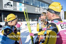 18.03.2023, Rena-Lillehammer, Norway (NOR): Alfred Buskqvist (SWE), Herman Paus (NOR), (l-r) - Ski Classics Birkebeinerrennet, Rena-Lillehammer (NOR). www.nordicfocus.com. © Reichert/NordicFocus. Every downloaded picture is fee-liable.