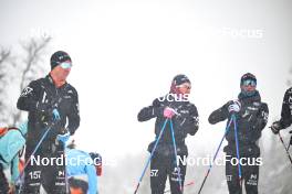 17.03.2023, Rena-Lillehammer, Norway (NOR): Emil Persson (SWE), Karolina Hedenstroem (SWE), Marcus Johansson (SWE), (l-r) - Ski Classics Birkebeinerrennet, Rena-Lillehammer (NOR) - training. www.nordicfocus.com. © Reichert/NordicFocus. Every downloaded picture is fee-liable.