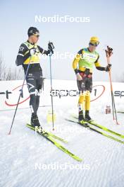 18.03.2023, Rena-Lillehammer, Norway (NOR): Emil Persson (SWE), Alfred Buskqvist (SWE), (l-r) - Ski Classics Birkebeinerrennet, Rena-Lillehammer (NOR). www.nordicfocus.com. © Reichert/NordicFocus. Every downloaded picture is fee-liable.