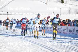 18.03.2023, Rena-Lillehammer, Norway (NOR): +165+, Paul Combey (FRA), Torgeir Sulen Hovland (NOR), (l-r) - Ski Classics Birkebeinerrennet, Rena-Lillehammer (NOR). www.nordicfocus.com. © Reichert/NordicFocus. Every downloaded picture is fee-liable.