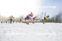 418.03.2023, Rena-Lillehammer, Norway (NOR): Anikken Gjerde Alnaes (NOR), Silje Oeyre Slind (NOR), Astrid Oeyre Slind (NOR), Ida Dahl (SWE), (l-r) - Ski Classics Birkebeinerrennet, Rena-Lillehammer (NOR). www.nordicfocus.com. © Reichert/NordicFocus. Every downloaded picture is fee-liable.