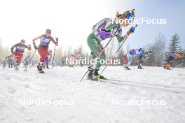 18.03.2023, Rena-Lillehammer, Norway (NOR): Ingvild Bratlie (NOR), (l-r) - Ski Classics Birkebeinerrennet, Rena-Lillehammer (NOR). www.nordicfocus.com. © Reichert/NordicFocus. Every downloaded picture is fee-liable.