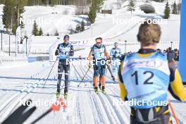 18.03.2023, Rena-Lillehammer, Norway (NOR): Marcus Johansson (SWE), Stian Hoelgaard (NOR), (l-r) - Ski Classics Birkebeinerrennet, Rena-Lillehammer (NOR). www.nordicfocus.com. © Reichert/NordicFocus. Every downloaded picture is fee-liable.