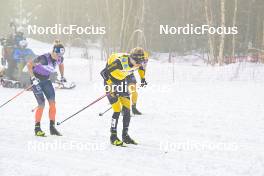 18.03.2023, Rena-Lillehammer, Norway (NOR): Astrid Oeyre Slind (NOR), Ida Dahl (SWE), (l-r) - Ski Classics Birkebeinerrennet, Rena-Lillehammer (NOR). www.nordicfocus.com. © Reichert/NordicFocus. Every downloaded picture is fee-liable.