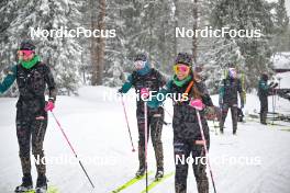 17.03.2023, Rena-Lillehammer, Norway (NOR): Oda Nerdrum (NOR), Dorthe Seierstad (NOR), Anna Joensson Haag (SWE, (l-r) - Ski Classics Birkebeinerrennet, Rena-Lillehammer (NOR) - training. www.nordicfocus.com. © Reichert/NordicFocus. Every downloaded picture is fee-liable.