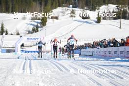 18.03.2023, Rena-Lillehammer, Norway (NOR): Magnus Vesterheim (NOR), Andreas Nygaard (NOR), (l-r) - Ski Classics Birkebeinerrennet, Rena-Lillehammer (NOR). www.nordicfocus.com. © Reichert/NordicFocus. Every downloaded picture is fee-liable.