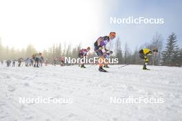 18.03.2023, Rena-Lillehammer, Norway (NOR): Jenny Larsson (SWE), Silje Oeyre Slind (NOR), Ida Dahl (SWE) - Ski Classics Birkebeinerrennet, Rena-Lillehammer (NOR). www.nordicfocus.com. © Reichert/NordicFocus. Every downloaded picture is fee-liable.