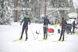17.03.2023, Rena-Lillehammer, Norway (NOR): Oda Nerdrum (NOR), Dorthe Seierstad (NOR), Anna Joensson Haag (SWE), (l-r) - Ski Classics Birkebeinerrennet, Rena-Lillehammer (NOR) - training. www.nordicfocus.com. © Reichert/NordicFocus. Every downloaded picture is fee-liable.