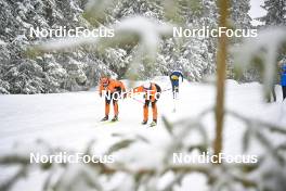 17.03.2023, Rena-Lillehammer, Norway (NOR): Julia Angeklsioeoe (SWE), Kati Roivas (FIN), (l-r) - Ski Classics Birkebeinerrennet, Rena-Lillehammer (NOR) - training. www.nordicfocus.com. © Reichert/NordicFocus. Every downloaded picture is fee-liable.