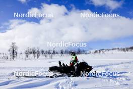 01.04.2023, Setermoen-Bardufoss, Norway (NOR): Event Feature: Skidoo driver - Ski Classics Reistadlopet, Setermoen-Bardufoss (NOR). www.nordicfocus.com. © Manzoni/NordicFocus. Every downloaded picture is fee-liable.