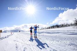 01.04.2023, Setermoen-Bardufoss, Norway (NOR): Astrid Oeyre Slind (NOR), Rosie Brennan (USA), (l-r) - Ski Classics Reistadlopet, Setermoen-Bardufoss (NOR). www.nordicfocus.com. © Manzoni/NordicFocus. Every downloaded picture is fee-liable.