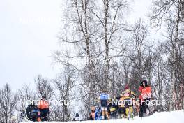 01.04.2023, Setermoen-Bardufoss, Norway (NOR): Magni Smedaas (NOR), Emilie Fleten (NOR), (l-r) - Ski Classics Reistadlopet, Setermoen-Bardufoss (NOR). www.nordicfocus.com. © Manzoni/NordicFocus. Every downloaded picture is fee-liable.