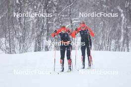 31.03.2023, Setermoen-Bardufoss, Norway (NOR): Anikken Gjerde Alnaes (NOR), Jenny Larsson (SWE), (l-r) - Ski Classics Reistadlopet, Setermoen-Bardufoss (NOR). www.nordicfocus.com. © Manzoni/NordicFocus. Every downloaded picture is fee-liable.