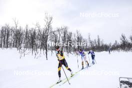 01.04.2023, Setermoen-Bardufoss, Norway (NOR): Ida Dahl (SWE), Evelina Crusell (SWE), (l-r) - Ski Classics Reistadlopet, Setermoen-Bardufoss (NOR). www.nordicfocus.com. © Manzoni/NordicFocus. Every downloaded picture is fee-liable.