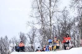 01.04.2023, Setermoen-Bardufoss, Norway (NOR): Magni Smedaas (NOR), Emilie Fleten (NOR), (l-r) - Ski Classics Reistadlopet, Setermoen-Bardufoss (NOR). www.nordicfocus.com. © Manzoni/NordicFocus. Every downloaded picture is fee-liable.