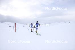 01.04.2023, Setermoen-Bardufoss, Norway (NOR): Sofie Elebro (SWE), Frida Erkers (SWE), (l-r) - Ski Classics Reistadlopet, Setermoen-Bardufoss (NOR). www.nordicfocus.com. © Manzoni/NordicFocus. Every downloaded picture is fee-liable.