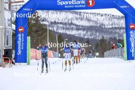 01.04.2023, Setermoen-Bardufoss, Norway (NOR): Hanna Lodin (SWE), Frida Erkers (SWE), Sofie Elebro (SWE), (l-r) - Ski Classics Reistadlopet, Setermoen-Bardufoss (NOR). www.nordicfocus.com. © Manzoni/NordicFocus. Every downloaded picture is fee-liable.