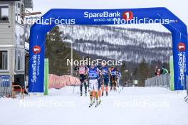 01.04.2023, Setermoen-Bardufoss, Norway (NOR): Karolina Hedenstroem (SWE), Magni Smedaas (NOR), (l-r) - Ski Classics Reistadlopet, Setermoen-Bardufoss (NOR). www.nordicfocus.com. © Manzoni/NordicFocus. Every downloaded picture is fee-liable.