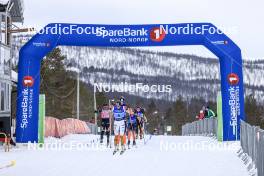 01.04.2023, Setermoen-Bardufoss, Norway (NOR): Karolina Hedenstroem (SWE), Magni Smedaas (NOR), (l-r) - Ski Classics Reistadlopet, Setermoen-Bardufoss (NOR). www.nordicfocus.com. © Manzoni/NordicFocus. Every downloaded picture is fee-liable.