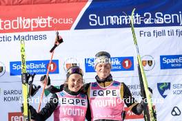 01.04.2023, Setermoen-Bardufoss, Norway (NOR): Karolina Hedenstroem (SWE), Amund Riege (NOR), (l-r) - Ski Classics Reistadlopet, Setermoen-Bardufoss (NOR). www.nordicfocus.com. © Manzoni/NordicFocus. Every downloaded picture is fee-liable.