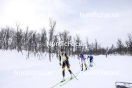 01.04.2023, Setermoen-Bardufoss, Norway (NOR): Ida Dahl (SWE), Evelina Crusell (SWE), (l-r) - Ski Classics Reistadlopet, Setermoen-Bardufoss (NOR). www.nordicfocus.com. © Manzoni/NordicFocus. Every downloaded picture is fee-liable.