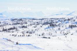 02.04.2023, Bardufoss-Finnsnes, Norway (NOR): Undefined athletes compete in spectacular evironement  - Ski Classics Summit 2 Senja, Bardufoss-Finnsnes (NOR). www.nordicfocus.com. © Manzoni/NordicFocus. Every downloaded picture is fee-liable.