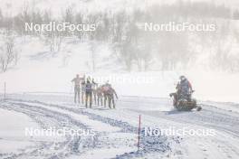 02.04.2023, Bardufoss-Finnsnes, Norway (NOR): Herman Paus (NOR), Amund Riege (NOR), (l-r) - Ski Classics Summit 2 Senja, Bardufoss-Finnsnes (NOR). www.nordicfocus.com. © Manzoni/NordicFocus. Every downloaded picture is fee-liable.