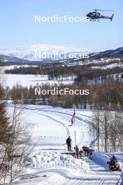 02.04.2023, Bardufoss-Finnsnes, Norway (NOR): Martin Loewstroem Nyenget (NOR), Herman Paus (NOR), (l-r) - Ski Classics Summit 2 Senja, Bardufoss-Finnsnes (NOR). www.nordicfocus.com. © Manzoni/NordicFocus. Every downloaded picture is fee-liable.
