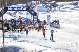 02.04.2023, Bardufoss-Finnsnes, Norway (NOR): Event Feature: Race start - Ski Classics Summit 2 Senja, Bardufoss-Finnsnes (NOR). www.nordicfocus.com. © Manzoni/NordicFocus. Every downloaded picture is fee-liable.