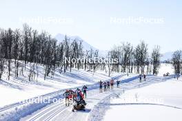 02.04.2023, Bardufoss-Finnsnes, Norway (NOR): Herman Paus (NOR), Martin Loewstroem Nyenget (NOR), (l-r) - Ski Classics Summit 2 Senja, Bardufoss-Finnsnes (NOR). www.nordicfocus.com. © Manzoni/NordicFocus. Every downloaded picture is fee-liable.
