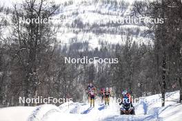 02.04.2023, Bardufoss-Finnsnes, Norway (NOR): Amund Riege (NOR), Herman Paus (NOR), (l-r) - Ski Classics Summit 2 Senja, Bardufoss-Finnsnes (NOR). www.nordicfocus.com. © Manzoni/NordicFocus. Every downloaded picture is fee-liable.