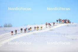 02.04.2023, Bardufoss-Finnsnes, Norway (NOR): Petter Stakston (NOR), Emil Persson (SWE), Runar Skaug Mathisen (NOR), Anders Aukland (NOR), (l-r) - Ski Classics Summit 2 Senja, Bardufoss-Finnsnes (NOR). www.nordicfocus.com. © Manzoni/NordicFocus. Every downloaded picture is fee-liable.