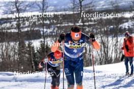 02.04.2023, Bardufoss-Finnsnes, Norway (NOR): Max Novak (SWE) - Ski Classics Summit 2 Senja, Bardufoss-Finnsnes (NOR). www.nordicfocus.com. © Manzoni/NordicFocus. Every downloaded picture is fee-liable.