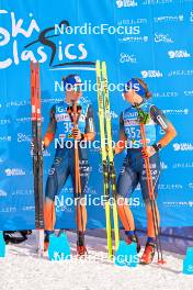 09.12.2023, Bad Gastein, Austria (AUT): Silje Oeyre Slind (NOR), Guro Jordheim (NOR), (l-r) - Visma Ski Classics Bad Gastein PTT - Bad Gastein (AUT). www.nordicfocus.com. © Reichert/NordicFocus. Every downloaded picture is fee-liable.