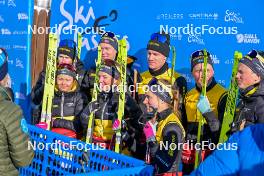 09.12.2023, Bad Gastein, Austria (AUT): Karolina Hedenstroem (SWE), Linnea Johansson (SWE), +W323+, (l-r) - Visma Ski Classics Bad Gastein PTT - Bad Gastein (AUT). www.nordicfocus.com. © Reichert/NordicFocus. Every downloaded picture is fee-liable.