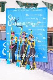 09.12.2023, Bad Gastein, Austria (AUT): +W103+, Ebba Johansson (SWE), Niina Virtanen (FIN), (l-r) - Visma Ski Classics Bad Gastein PTT - Bad Gastein (AUT). www.nordicfocus.com. © Reichert/NordicFocus. Every downloaded picture is fee-liable.