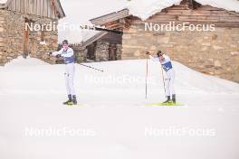 09.12.2023, Bad Gastein, Austria (AUT): Pal Troan Aune (NOR), Joar Thele (NOR), (l-r) - Visma Ski Classics Bad Gastein PTT - Bad Gastein (AUT). www.nordicfocus.com. © Reichert/NordicFocus. Every downloaded picture is fee-liable.