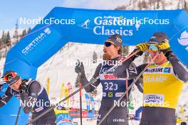09.12.2023, Bad Gastein, Austria (AUT): Runar Skaug Mathisen (NOR), Emil Persson (SWE), (l-r) - Visma Ski Classics Bad Gastein PTT - Bad Gastein (AUT). www.nordicfocus.com. © Reichert/NordicFocus. Every downloaded picture is fee-liable.