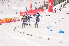 09.12.2023, Bad Gastein, Austria (AUT): Emil Persson (SWE), Nils Dahlsten (SWE), (l-r) - Visma Ski Classics Bad Gastein PTT - Bad Gastein (AUT). www.nordicfocus.com. © Reichert/NordicFocus. Every downloaded picture is fee-liable.