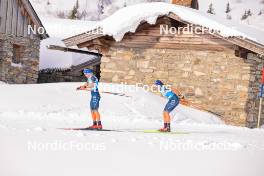 09.12.2023, Bad Gastein, Austria (AUT): Silje Oeyre Slind (NOR), Guro Jordheim (NOR), (l-r) - Visma Ski Classics Bad Gastein PTT - Bad Gastein (AUT). www.nordicfocus.com. © Reichert/NordicFocus. Every downloaded picture is fee-liable.