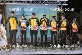09.12.2023, Bad Gastein, Austria (AUT): Amund Hoel (NOR), Ida Dahl (SWE), Eddie Edstroem (SWE), Anton Elvseth (NOR), Hanna Lodin (SWE), Johan Tjelle (NOR), Tove Ericsson (SWE), (l-r) - Ski Classics Bad Gastein PTT - Bad Gastein (AUT). www.nordicfocus.com. © Reichert/NordicFocus. Every downloaded picture is fee-liable.
