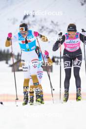 10.12.2023, Bad Gastein, Austria (AUT): Sofie Elebro (SWE), Karolina Hedenstroem (SWE), (l-r) - Ski Classics Bad Gastein Criterium - Bad Gastein (AUT). www.nordicfocus.com. © Reichert/NordicFocus. Every downloaded picture is fee-liable.