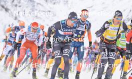 10.12.2023, Bad Gastein, Austria (AUT): Oskar Kardin (SWE), Emil Persson (SWE), (l-r) - Ski Classics Bad Gastein Criterium - Bad Gastein (AUT). www.nordicfocus.com. © Reichert/NordicFocus. Every downloaded picture is fee-liable.